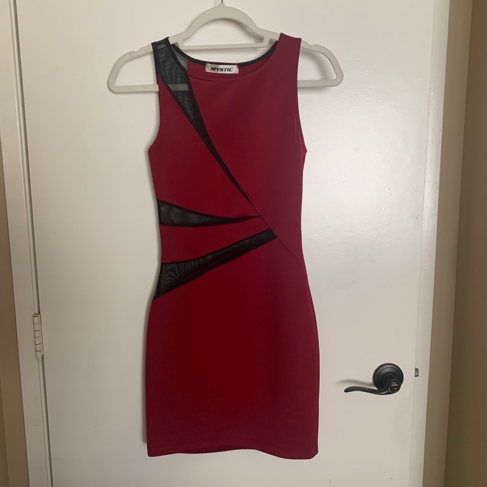 Burgundy Dress